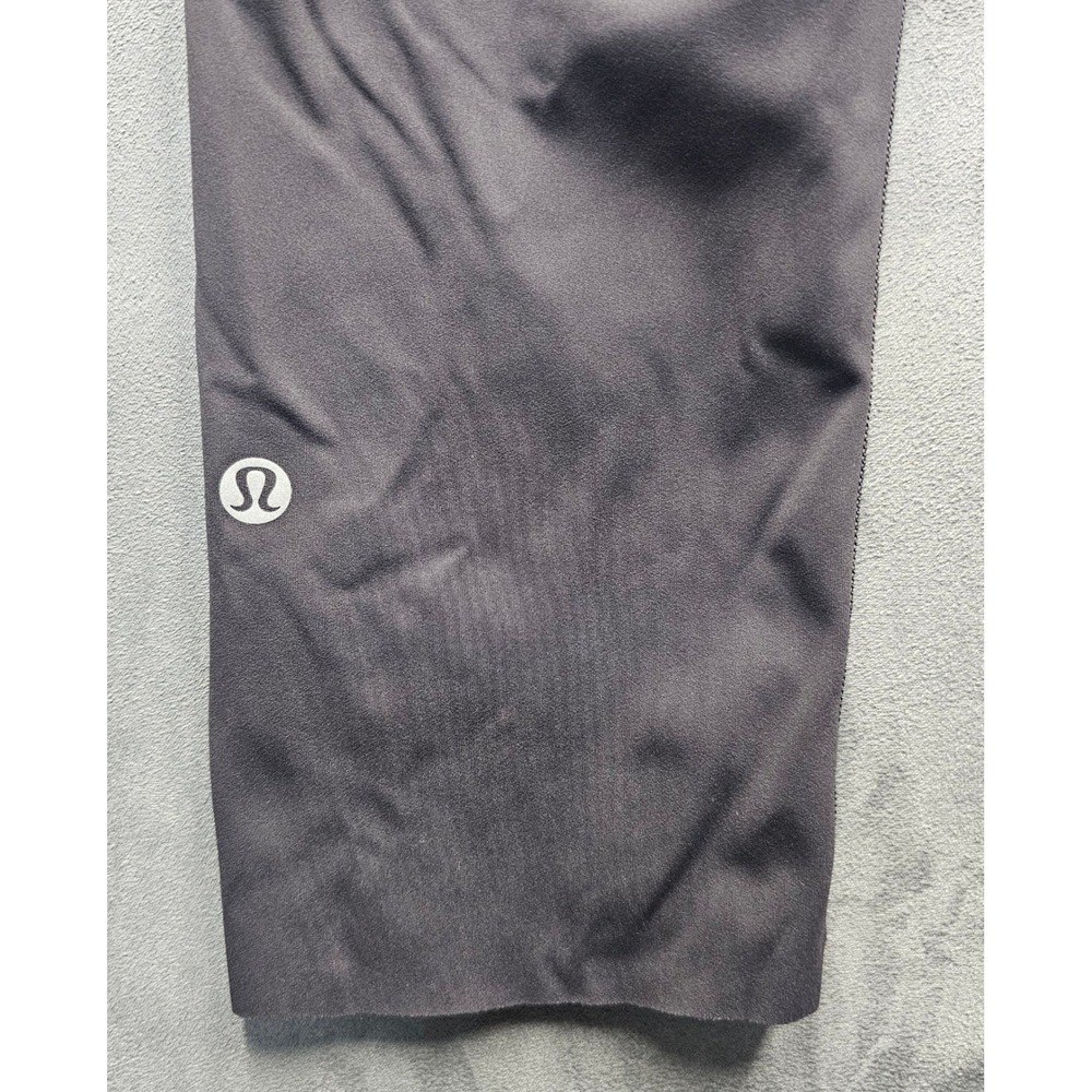 Lululemon Speed Up Crop High Rise Gray Leggings Side Pockets Size 6 LW6AS5S - Picture 3 of 12